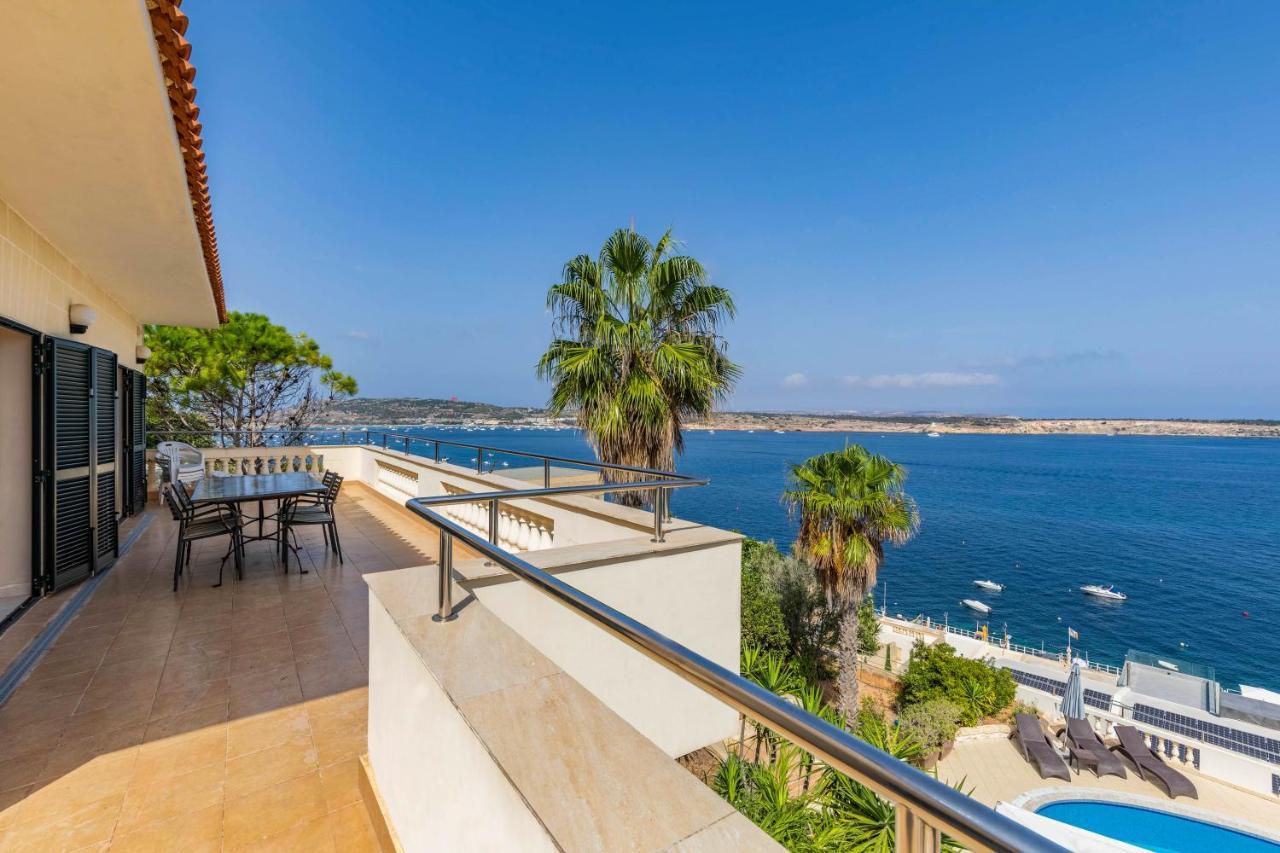 Villa Palma - Sunset Sea Views With Pool, Jacuzzi, Sauna And Games Room Mellieħa Exteriér fotografie